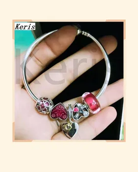 

Keris Store High Quality 1:1 100% Silver Charm Beads Beads Bracelet For Free Delivery
