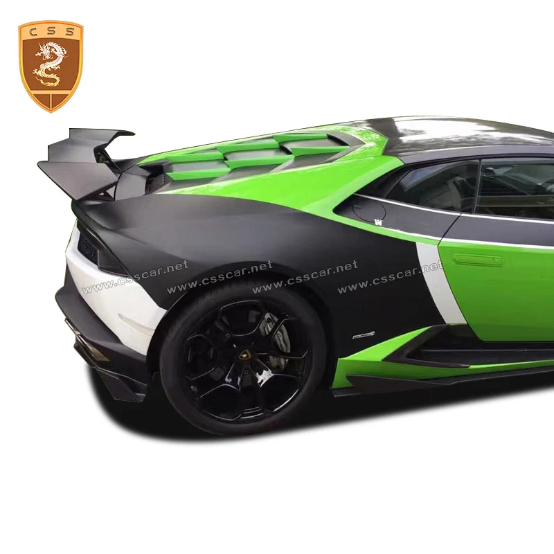 Подходит для Lamborghini LP610 Huracan модификация DMC Стиль углеродного волокна тела комплект спойлер передний задний спойлер багажника КРЫЛО аксессуары