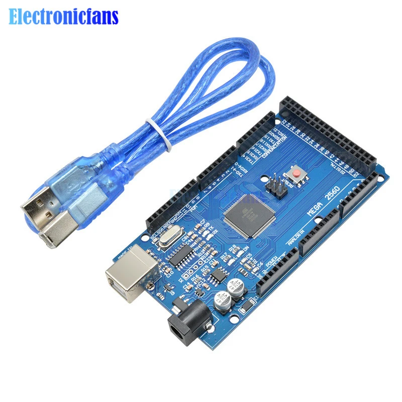 Carte Mega 2560 R3 Pour Arduino - Compatible ATmega2560, 16MHz, 5V