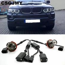 Светодиодные кольцевые галогенные лампы Angel Eyes 2 шт. 20 Вт Canbus для