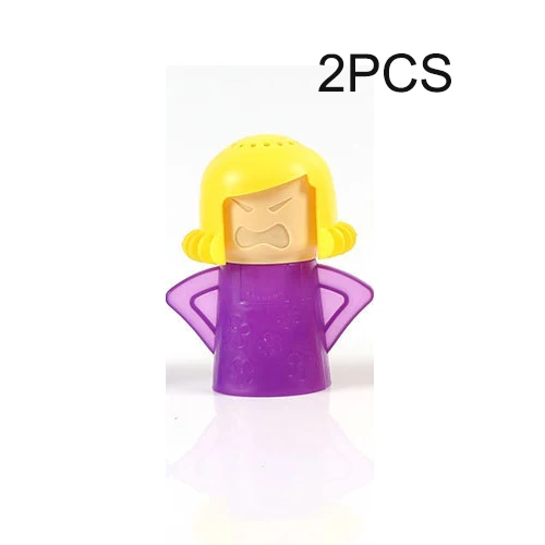 2PCS Purple 2 шт. Горячая кухонные аксессуары легко очищает микроволновую печь пароочиститель техника для кухни Холодильник Чистка - Цвет: 2PCS Purple