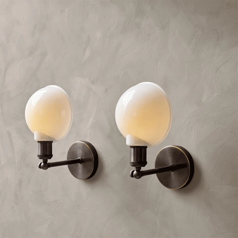 Indoor Interior Innovations Lighting One-Light Swing Arm Bedroom Bedside Wall Sconce in Antique Reversible Traditional Lamp bathroom sconce lights