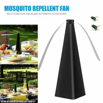 

Automatic Fly Destroyer Propellor Table Food Protector Fly Destroyer Trap Mosquitoes Insect Killer Pest Reject Fly Repellent Fan