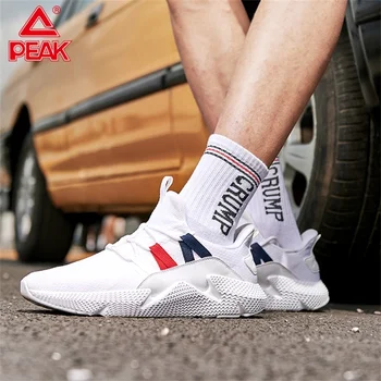 

Peak Men Walking Shoes Comfortable Breathable Mesh Casual Sports Shoes Youth Lifestyle Fashion Street Shoes Sneakers