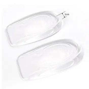 

Inner Heightening Insole Gel Transparent Invisible Shock Absorption Men And Women Thick Half Pad Heel Pad