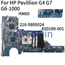 KoCoQin материнская плата для ноутбука HP Pavillion G4 G4-1000 G6 HD6470 материнская плата 650199-001 636375-001 аккумулятор большой емкости DA0R13MB6E1 216-0809024 HM65