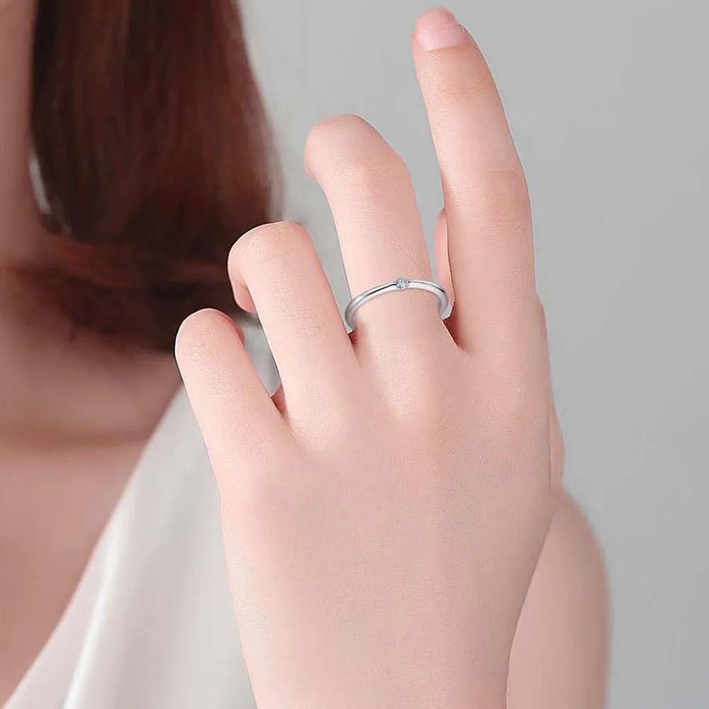 New Minimalist Rings for Women Cute Round Geometric Wedding Ring Fine Jewelry Gift Accessories | Украшения и аксессуары
