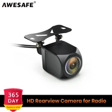 120 degrés Angle HD Auto vue arrière caméra voiture arrière caméra de recul étanche caméra de stationnement pour AWESAFE DVD