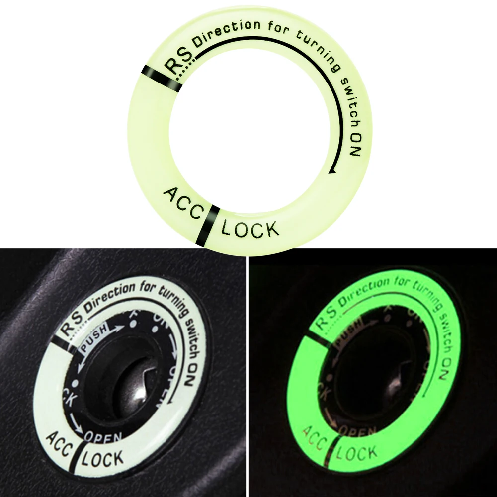 Luminous Car Ignition Key Ring Sticker for Subaru XV Legacy Impreza WRX STI Forester SH SG SJ SG5 SF5 B4 Outback | Автомобили и