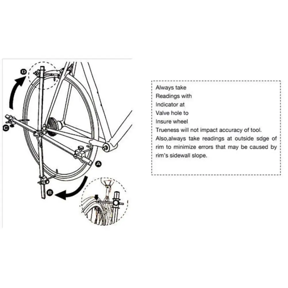 Bicycle Correction Tool Gearshift Hanger Alignment Gauge Calibration Tool Transmission Suspension Rear Lift Locator