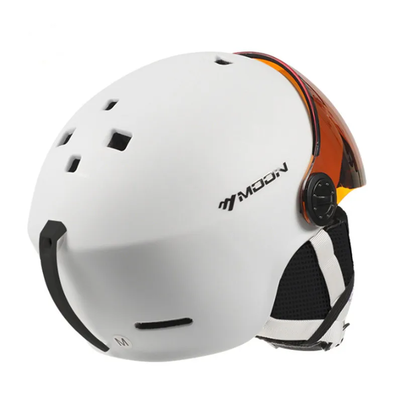 

Ski Helmet Goggles Visor Men Women Snowboard Helmet Moto Snowmobile Skateboard Safety Helmet Mask Winter Warm Fleece Capacete
