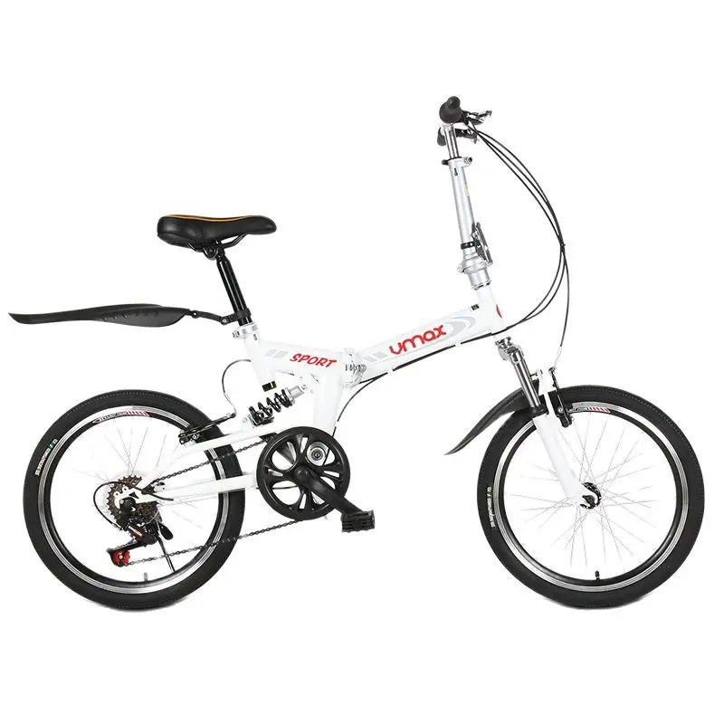 Folding Bicycle 20 Inch Adult Variable Speed Shock Absorption Ultra
