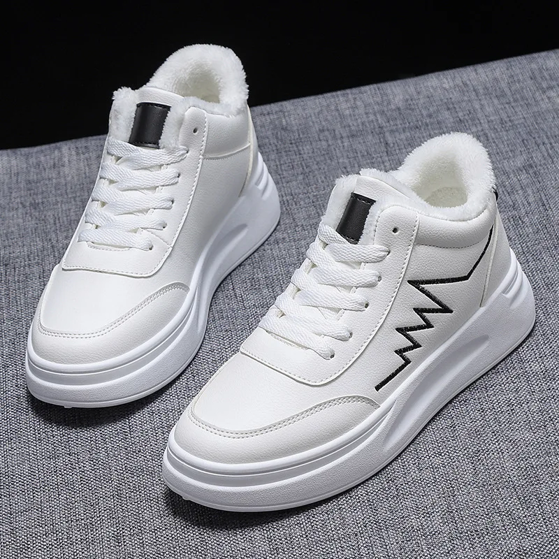 AGUTZM/новые зимние женские ботинки полусапожки на плоской подошве бархатные ботильоны на платформе теплые зимние ботинки Повседневная Высокая женская обувь на плоской подошве; A439