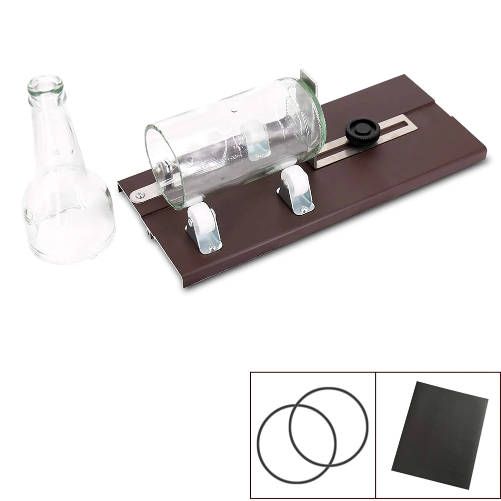 

Professional Glass Bottle Cutter Smoothly Cutting Beer Wine Jar Accurate Cutting Machine 2-11mm DIY Recycle Cutting Tool Kit