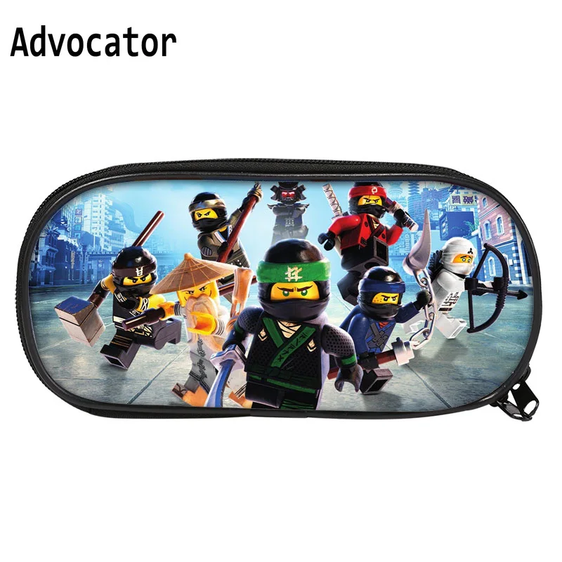 

ADVOCATOR 3D Character Ninjago Pattern Pencil Bag Cosmetic Bag for Student Kids Zipper Makeup Bag Pen Pouch Cases Pencil Boxes