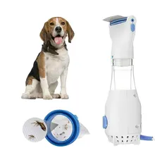 Электрическая щетка для вшей вакуумный Собака очистки инструмента для захвата физической от блох, клещей захвата гребень+ 2 мешочные фильтры
