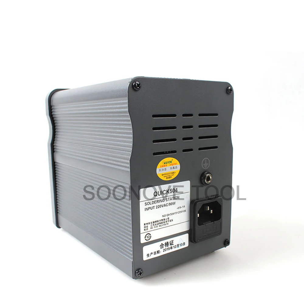 QUICK504 90 Вт LeadFree сварочный аппарат Электропаяльник высокая частота паяльная станция цифровой дисплей паяльная станция