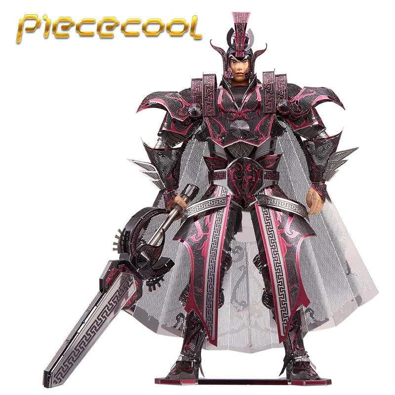 Piececool 3D Metal Puzzle The Colonel of Qin Empire Model kits DIY Laser Cut Assemble Jigsaw Toy GIFT For Children |