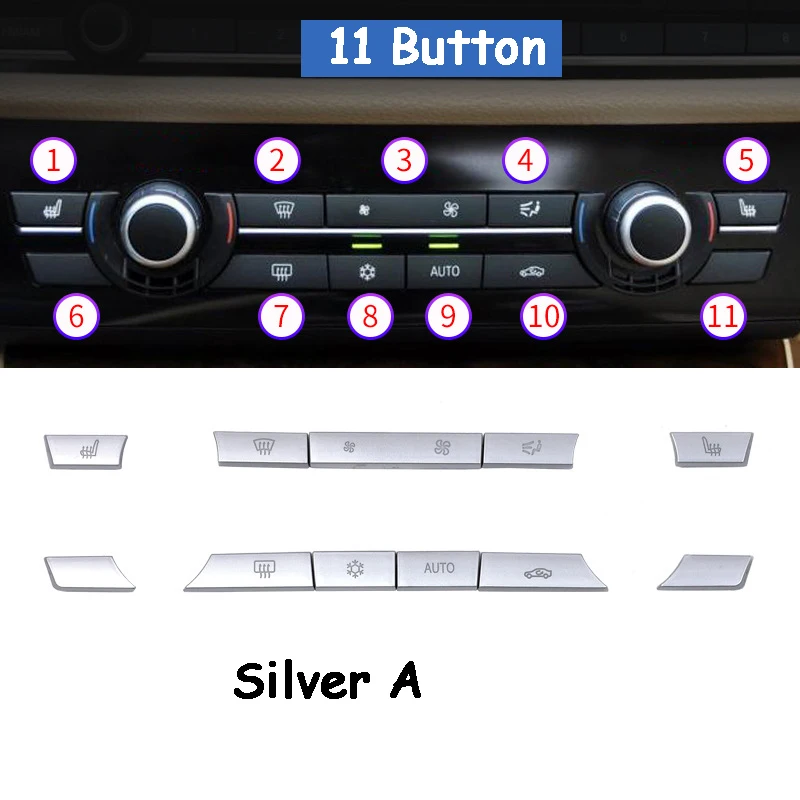 Автомобильный переключатель кондиционера для BMW F07 5GT F10 F11 F06 F12 F13 F01 F02 аксессуары
