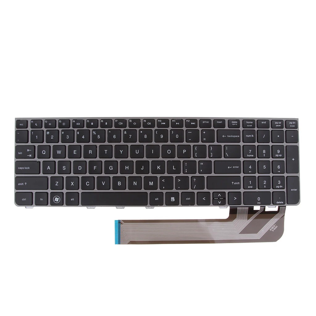 

US Layout PC Laptop Keyobard With Numpad Enter Replacement for HP ProBook 4530S 4730S 4535S 4735S Series 638179-001 Keyboard