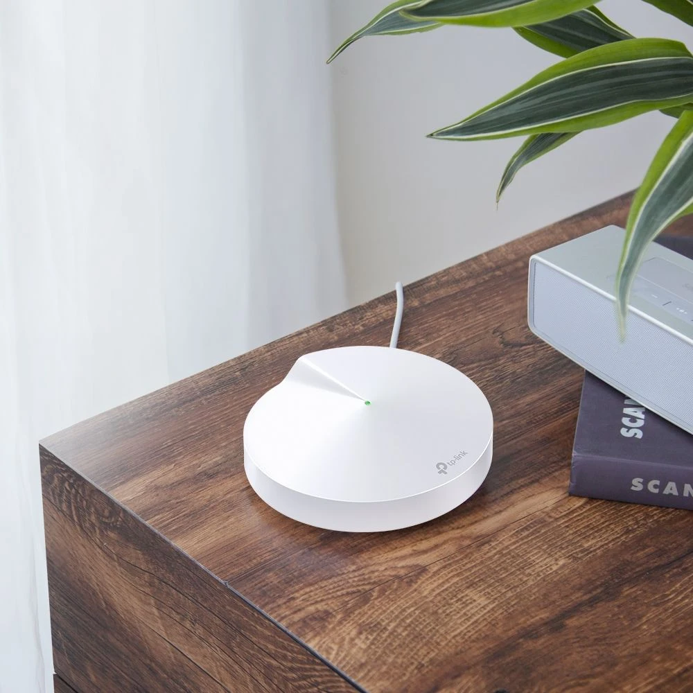 Бесшовный Mesh роутер TP-Link Deco M5(DECO M5(3-PACK) AC1300 10/100/1000BASE-TX белый(упак.:3шт