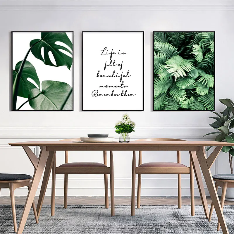 Green-Plant-Monstera-Fern-Canvas-Wall-Painting-Art-Poster-Nordic-Botanical-Print-Scandinavian-Picture-for-Living (1)