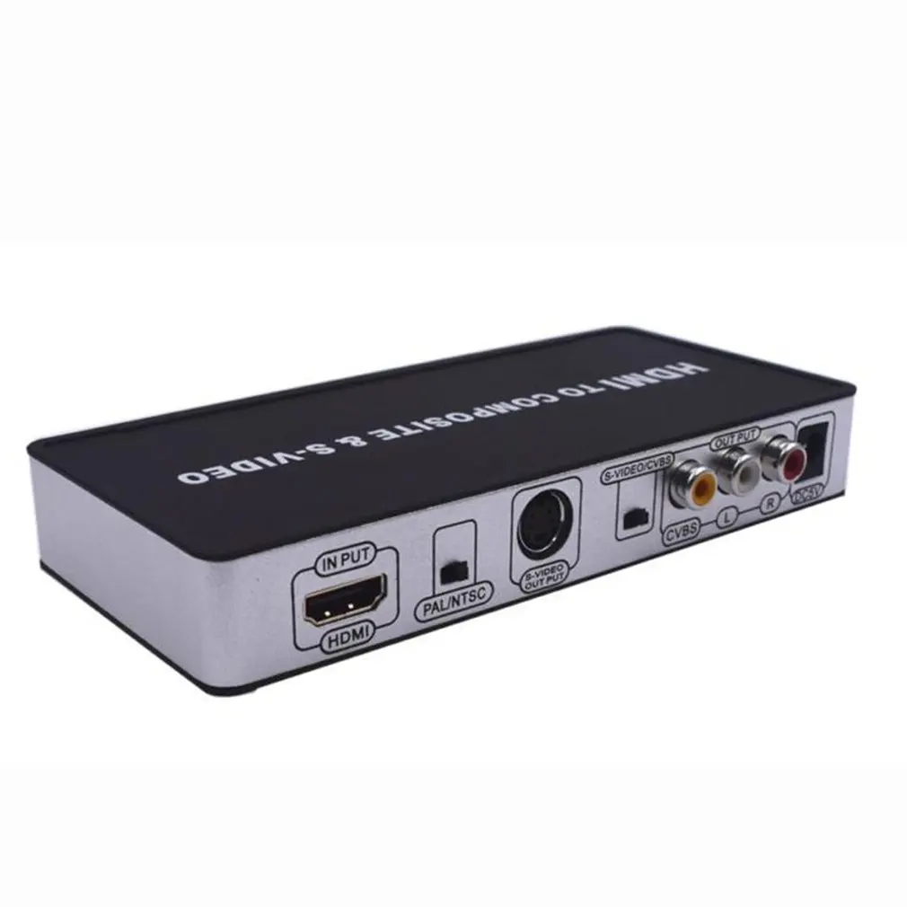 

HDMI to Composite AV+S-Video Converter Switcher Adapter Supports Resolutions Up To 1080P Plug and Play