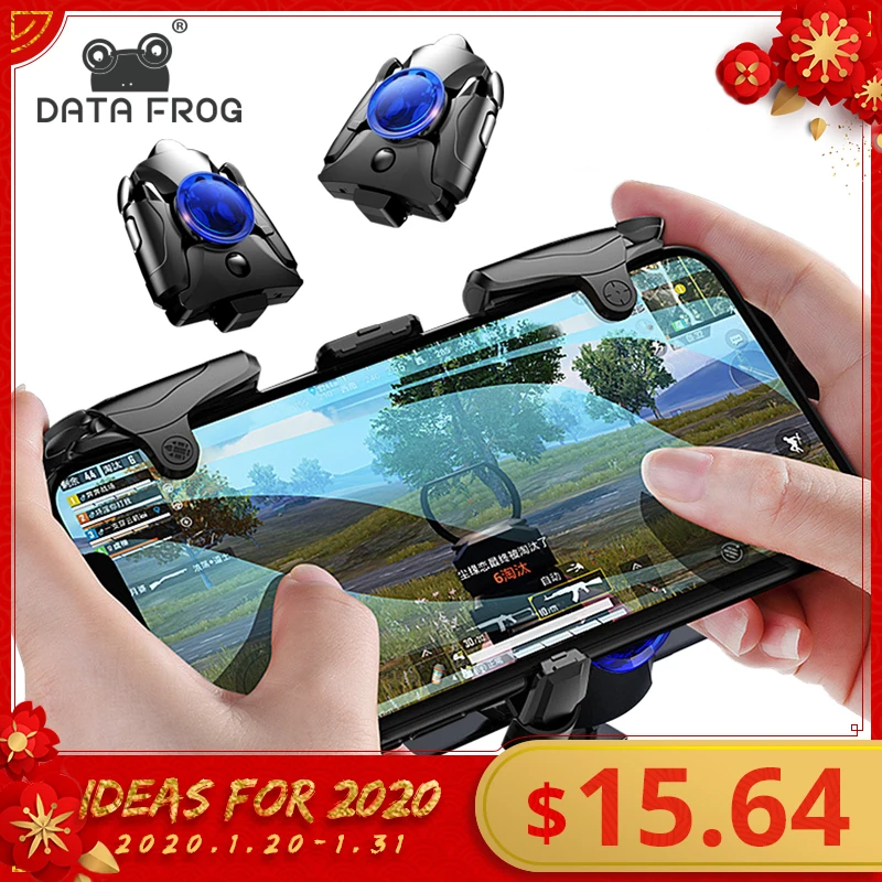  DATA FROG Mobile Phone Gaming Trigger L1R1Shooter Pubg Controller for PUBG Gamepad Game Turbo Fire 