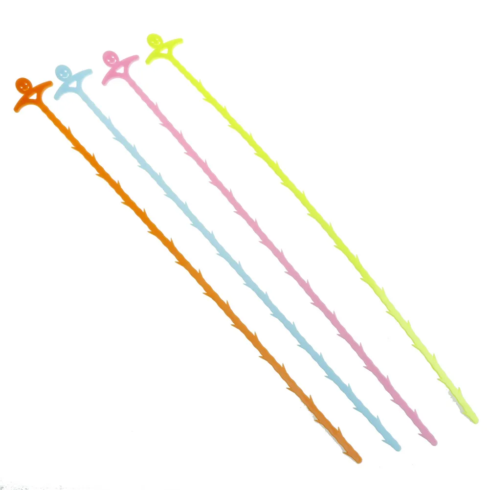 

51CM Kitchen Bathroom Sink Pipe Drain Cleaner Pipeline Hair Cleaning Removal Shower Toilet Sewer Clog Long Line Plastic Hook