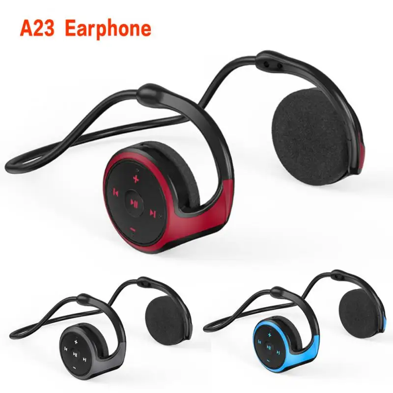 Sport Wireless Headphones With MP3 Player FM Radio Microphone Headsets TF Card Bluetooth-Compatible Earphones | Электроника