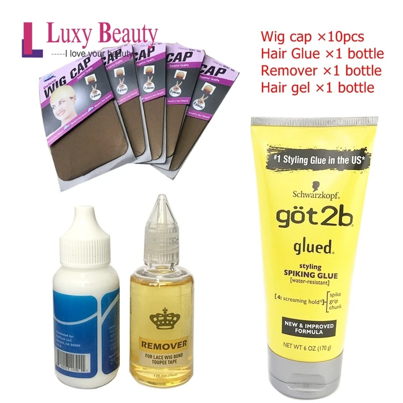 glue a wig