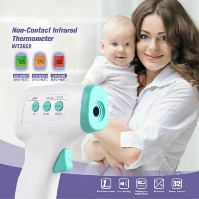 

Non-contact body thermometer Forehead Digital Infrared Thermometer Portable Non-contact Termometro Baby/Adult Temperature