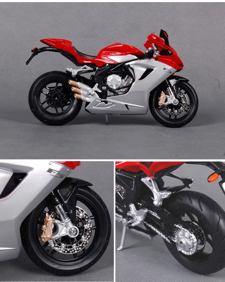 1 than 12 Original Factory Maisto 2012mv Augusta F4rr Model Alloy Motorcycle Model Decoration