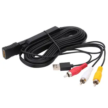 

CableDeconn 3RCA Male Converter Cable HDMI Male to Female Converter E0408 HDMI Male to 3RCA Male 2m 1080P Adapter