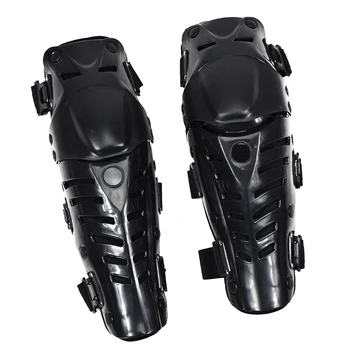 

2Pieces Black Motorcycle Protector Cycling Protective Leg Knee Shin Pads Gear