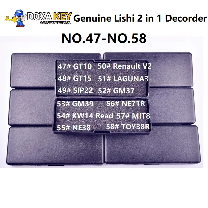 LiShi 2 в 1 Finder GT10 GT15 SIP22 Renault v2 Laguna3 GM37 GM39 KW1 KW14 NE38 NE71R MIT8 TOY38R для декодера слесарного