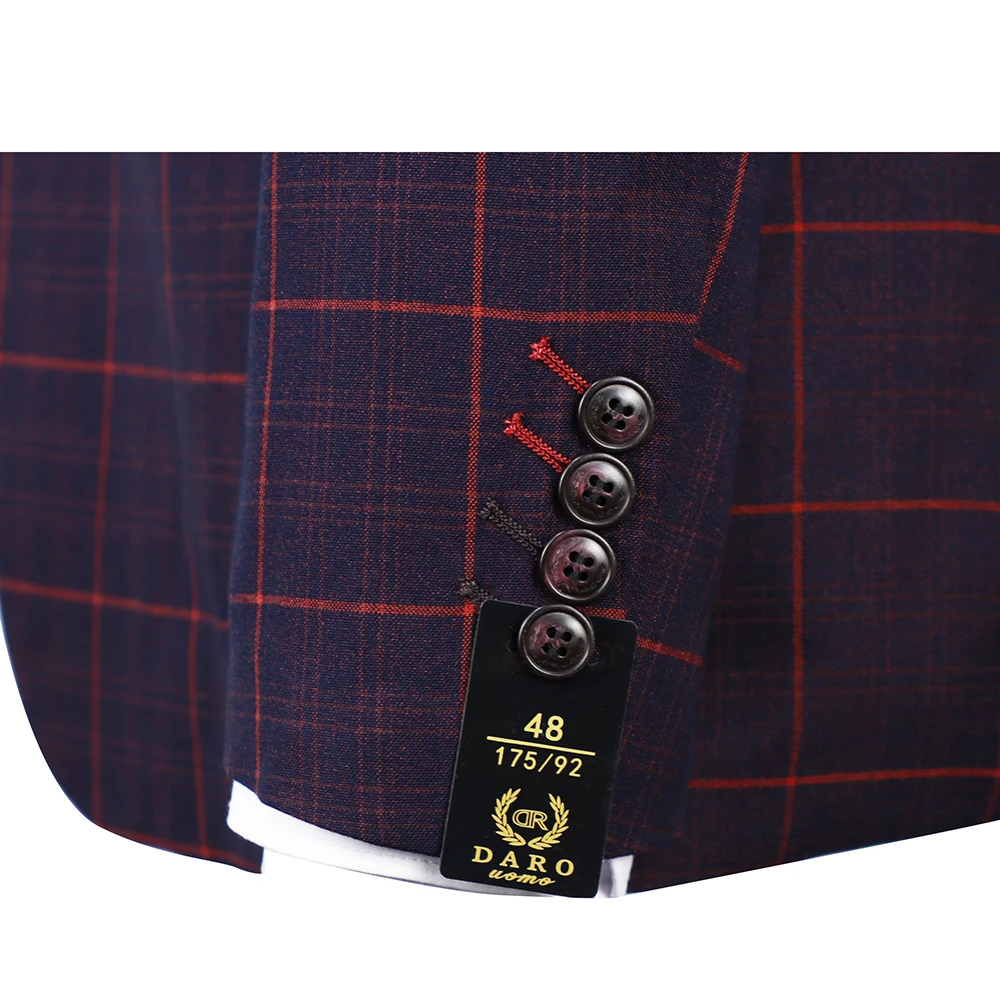 Mens suit DR DARO UOMO Mens Suit Slim Fit Casual Blazer one button for Wedding Party DRV8038