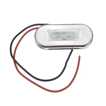 

12V Yacht LED lights Car Boat Blue Stainless Steel Lamp Signal Waterproof