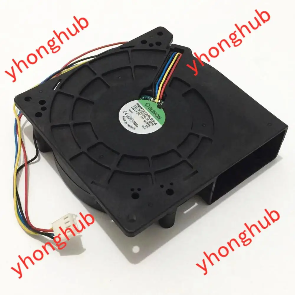 SUNON PMB1212PLB2 A (2).B2338.R.GN Сервер охлаждающий вентилятор AC/DC 12V 9 8 W 120x120x38 мм 4 провод|fan