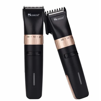

Surker Precision Trimmer Rechargeable Hair Clipper Adjustable Clipper Household Salon Hair Machine Machine For Men's Hair Cutter