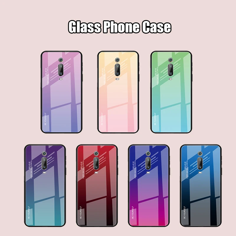 

Glass Phone Case For Xiaomi Mi 9 9T Mi9 T SE Mi9T Pro Case Gradient Case For Xiomi Mi 9Se Mi9T Pro Back Cover Protective Shell