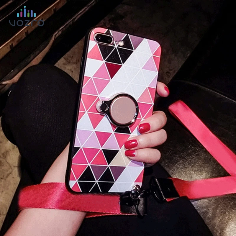 

VOZRO For Iphone7 6 6s 8 Plus X XR XS 11 Pro Max Hand Shell Full Package Originality Sika Tide Hand Shell Woman Fund Silica Case