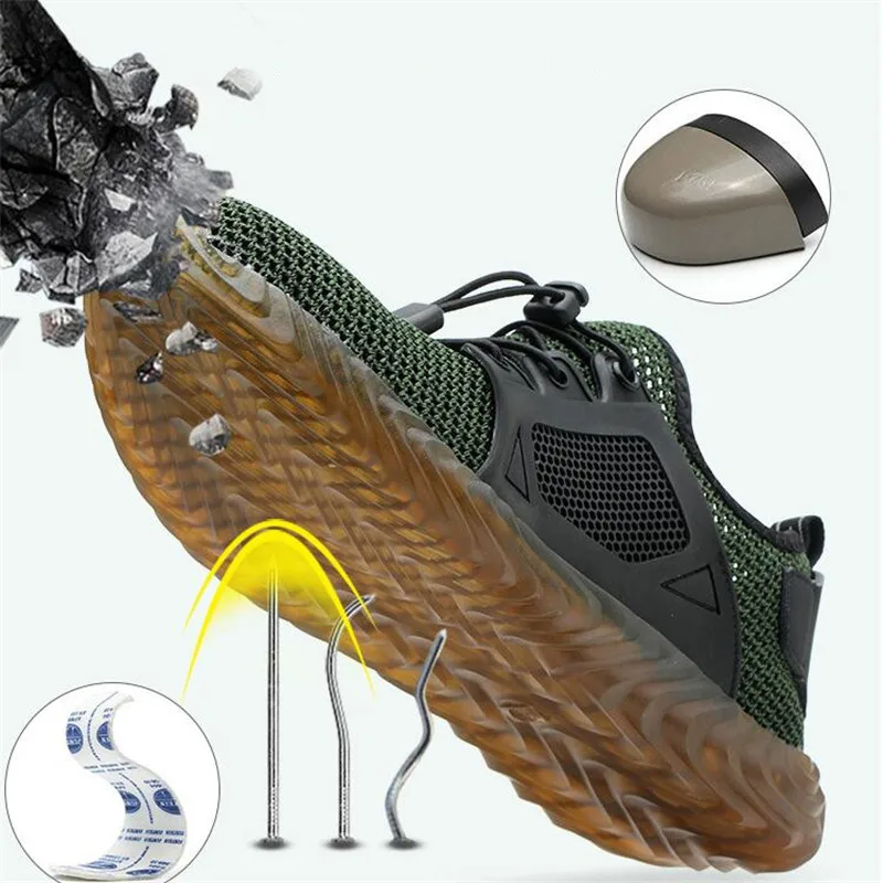 Dropshipping new Indestructible Ryder Shoes Men Women Steel Toe Air Safety Boots Puncture-Proof Work Sneakers Breathable Shoes Dropshipping new Indestructible Ryder Shoes Men Women Steel Toe Air Safety Boots Puncture-Proof Work Sneakers Breathable Shoes