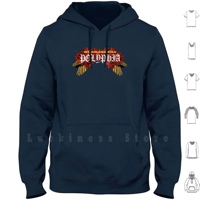 Polyphia Band Desain Hoodie Lengan 