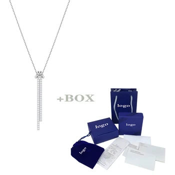 

MULIER 2019 SWA New Y-Shaped Necklace Kinks Valentine's Day Send Girlfriend Personality Simple Gifts Jewelry 5408435