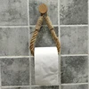 Soporte para colgar papel higiénico y toallas, suministros vintage de decoración para el baño del hotel ► Foto 2/6