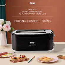 

DSP electric toaster household automatic bread baking machine breakfast machine toast sandwich oven 4 slices