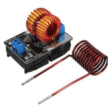 

5-12V 120W Mini ZVS Induction Heating Board Flyback Driver Heater DIY Cooker with Ignition Coil Tesla Driver