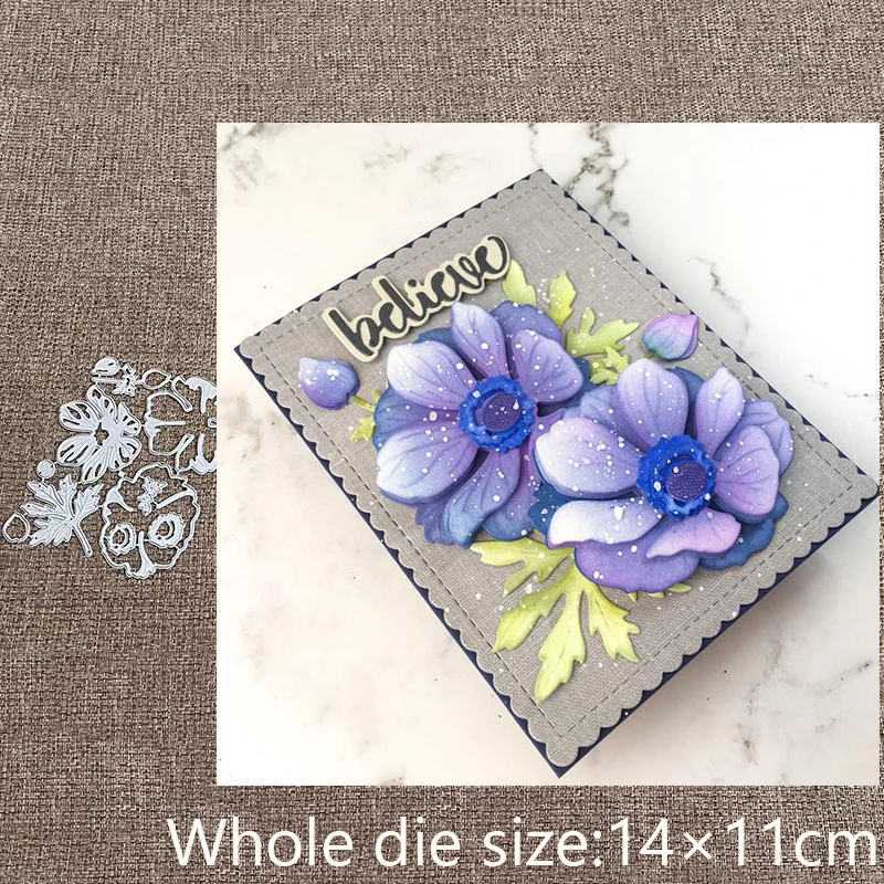 

Металлический трафарет XLDesign, форма для высечки цветов и листьев, украшение для скрапбукинга, высечки для альбома, бумаги, тиснения для рукоделия