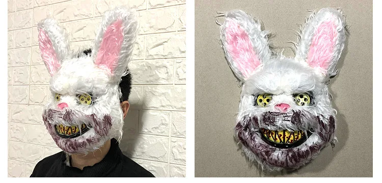 Кровавый плюшевый мишка маска маскарад страшная плюшевая маска животного Хэллоуин шоу реквизит Мода реквизит на Хэллоуин